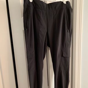 Athleta black joggers size 8.